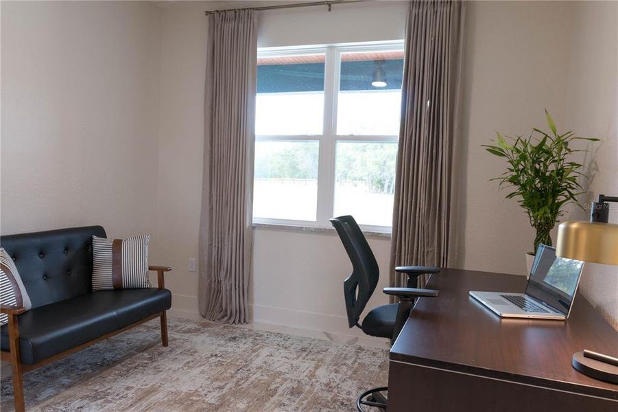 Furnished interior view inside a new home in , Dunnellon (Image 46).