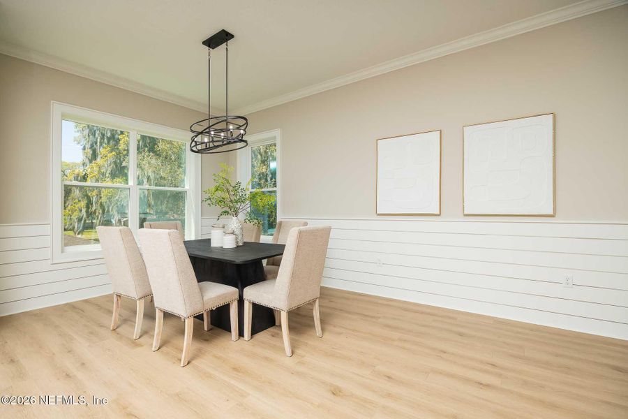 Furnished interior view inside a new home in , St. Augustine (Image 75).