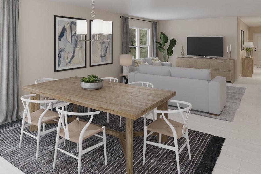 Furnished interior in a model home at Legend Heights - Sterling Collection in New Braunfels (Image 23). Furnished interior in a model home at Legend Heights - Sterling Collection in New Braunfels (Image 23).