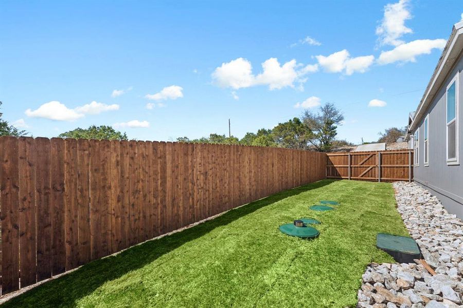 Exterior details and patio area of a home in , Granbury (Image 20). Exterior details and patio area of a home in , Granbury (Image 20).