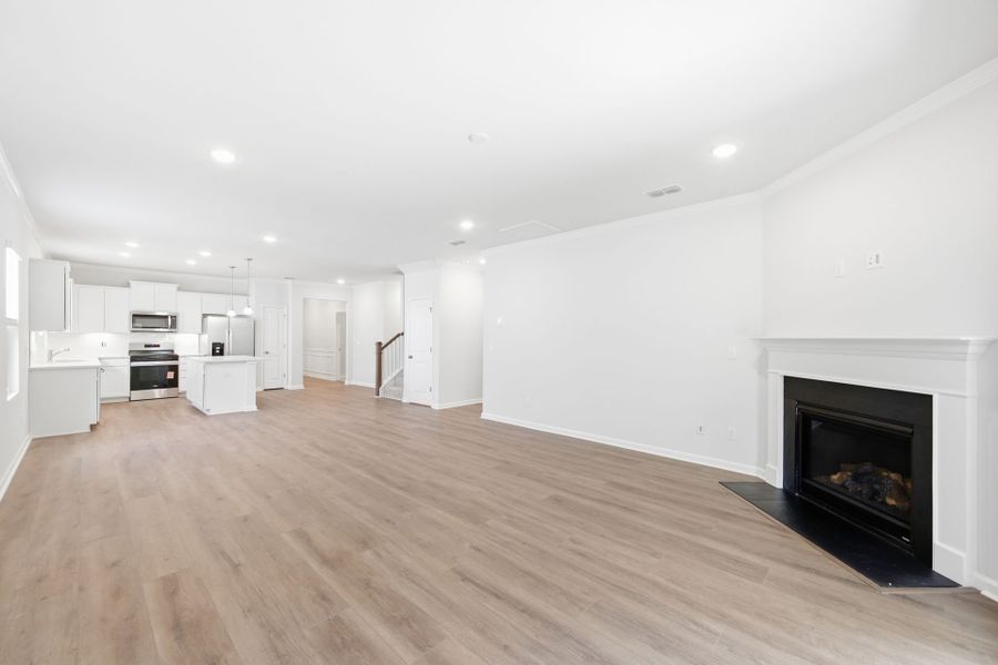 Spacious, unfurnished interior of a new home in Carriage Estates, Lexington (Image 16). Spacious, unfurnished interior of a new home in Carriage Estates, Lexington (Image 16).