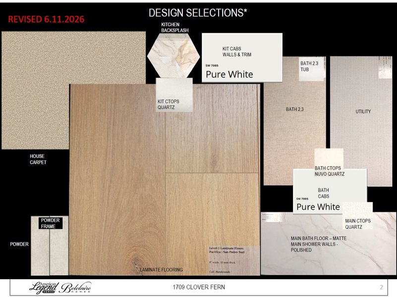 Representative photo of design selections for 1709 Clover Fern Representative photo of design selections for 1709 Clover Fern