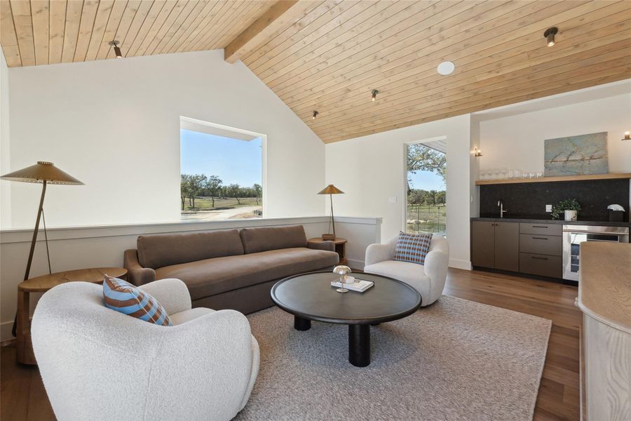 Furnished interior view inside a new home in , Spicewood (Image 5).