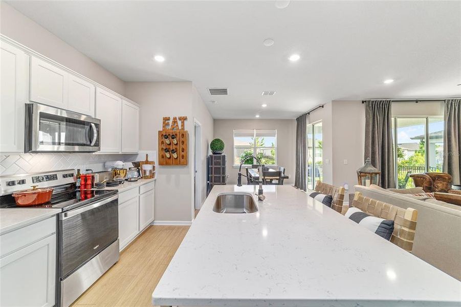 Furnished interior view inside a new home in Del Webb Stone Creek, Ocala (Image 26).
