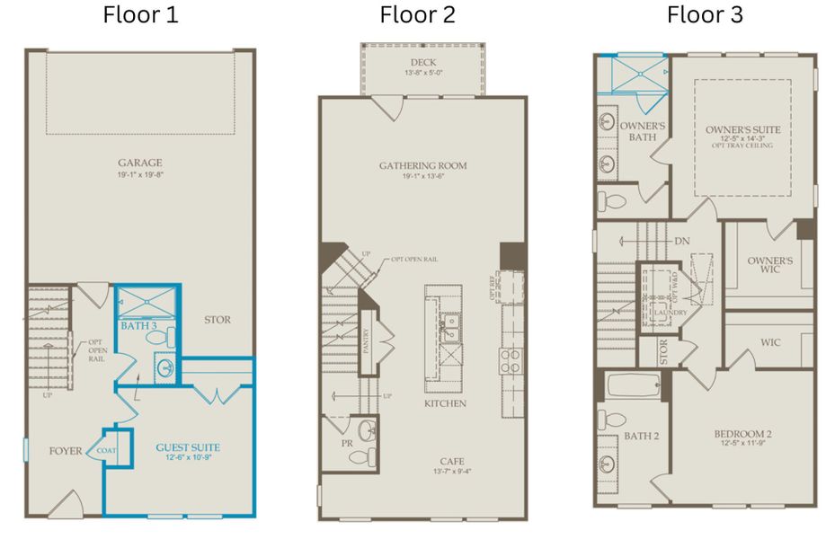 2D floor plan layout of this home in Everton, Durham, NC (Image 3).