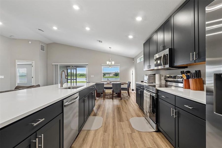 Furnished interior view inside a new home in The Crossings - Single-Family Homes, St. Cloud (Image 8).