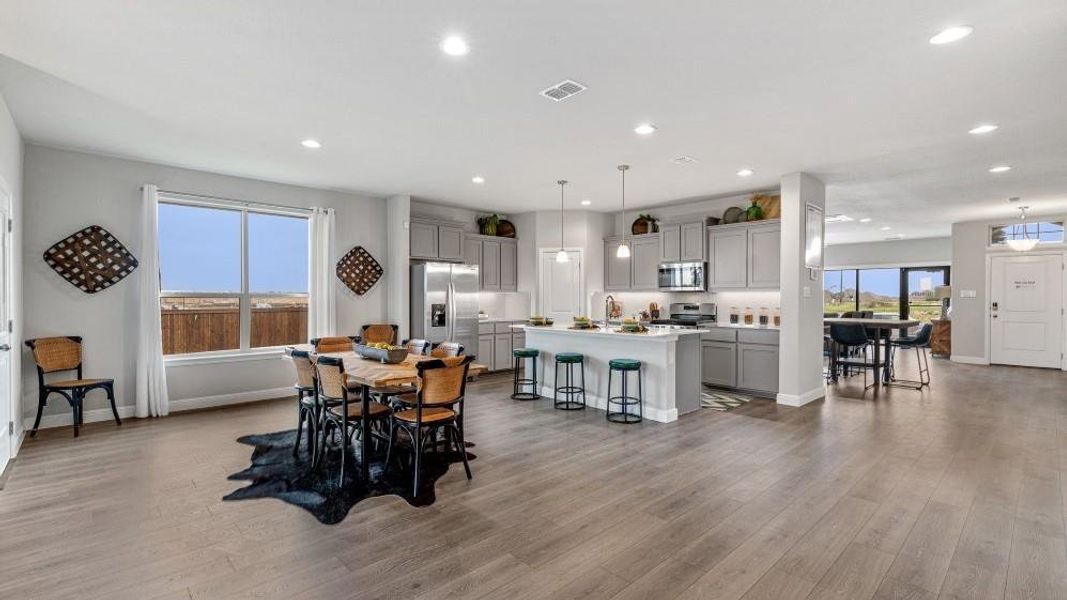 Furnished interior view inside a new home in Morningstar, Fort Worth (Image 9).