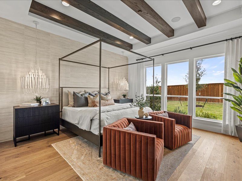 Furnished interior view inside a new home in Nelson Lake Estates, Rockwall (Image 18).