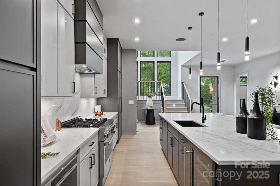 Furnished interior view inside a new home in , Charlotte (Image 9).