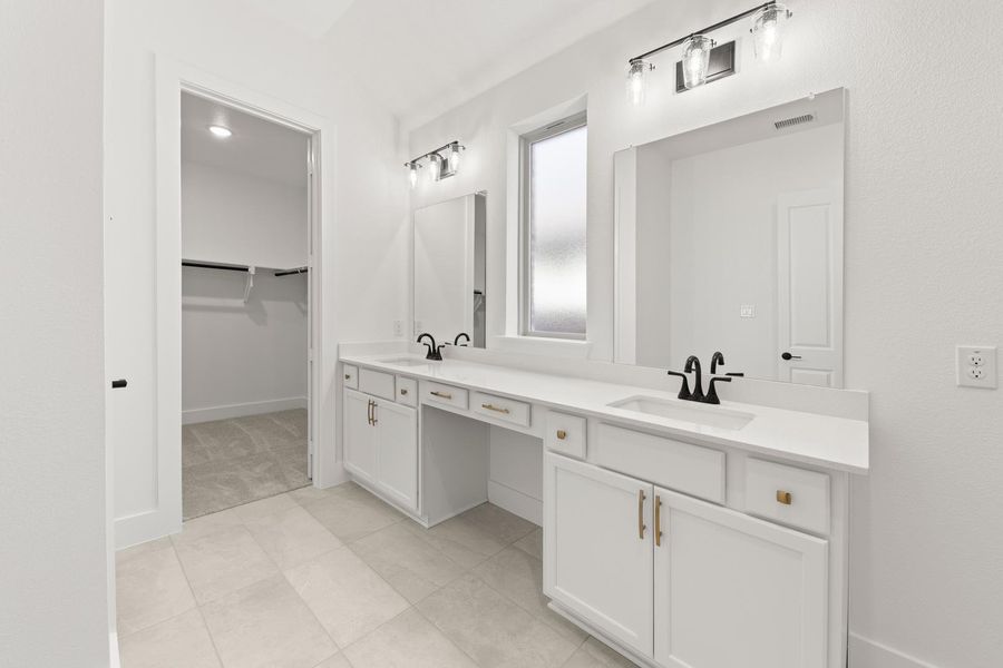 Furnished interior view inside a new home in Painted Tree, McKinney (Image 12).
