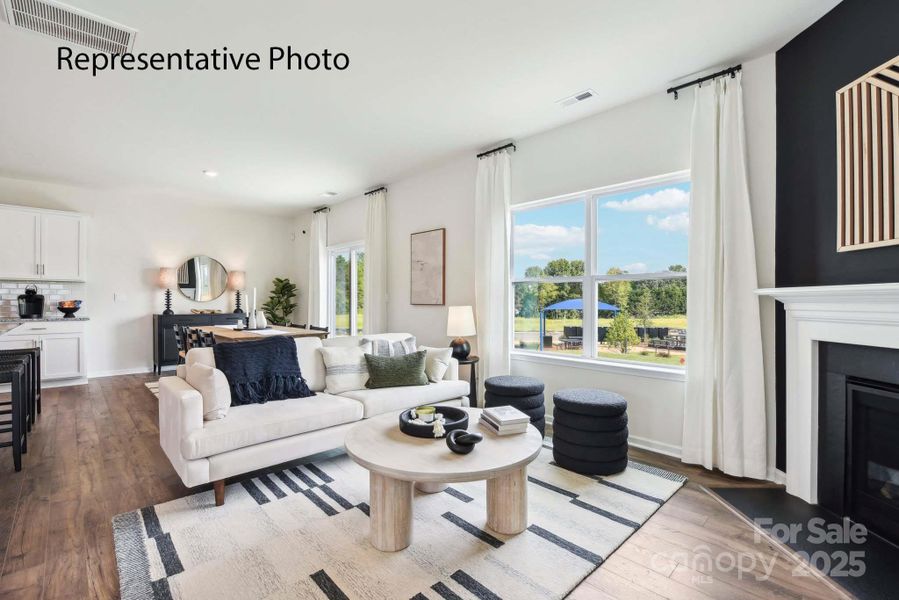 Furnished interior view inside a new home in Woodhaven at Chester, Chester (Image 20).