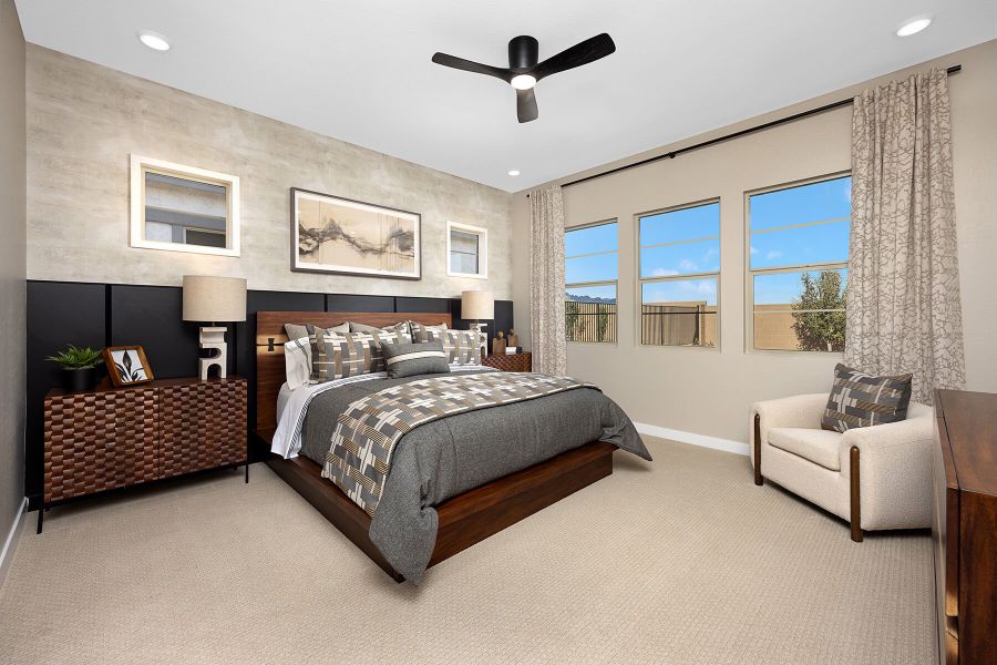 Representative furnished interior of a home built from the Lilac by Mattamy Homes in White Tank Vistas, Waddell (Image 12).