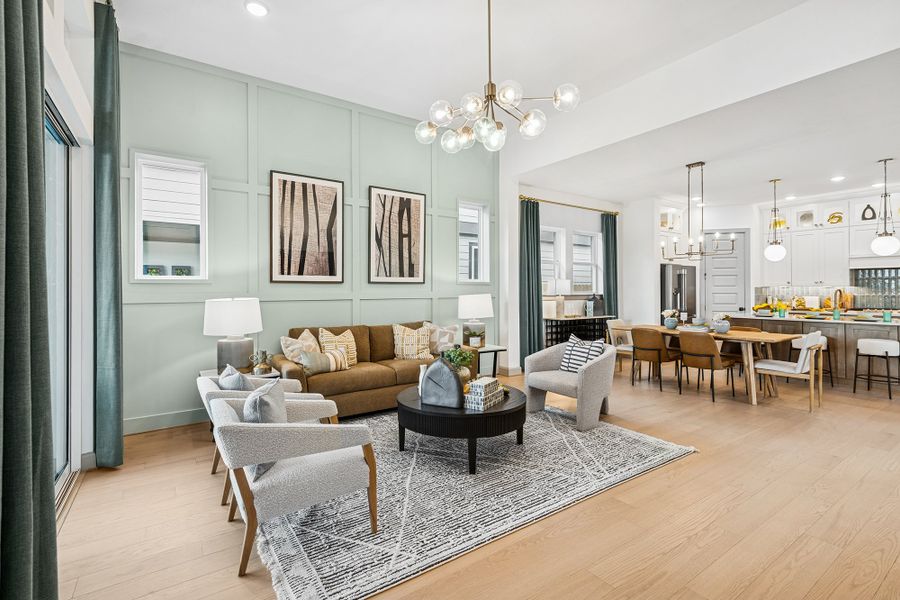 The Conroe - Family Room The Conroe - Family Room