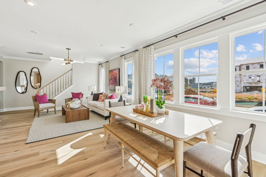 Representative furnished interior of a home built from the Wilson by Tri Pointe Homes in Holding Village, Wake Forest (Image 6).