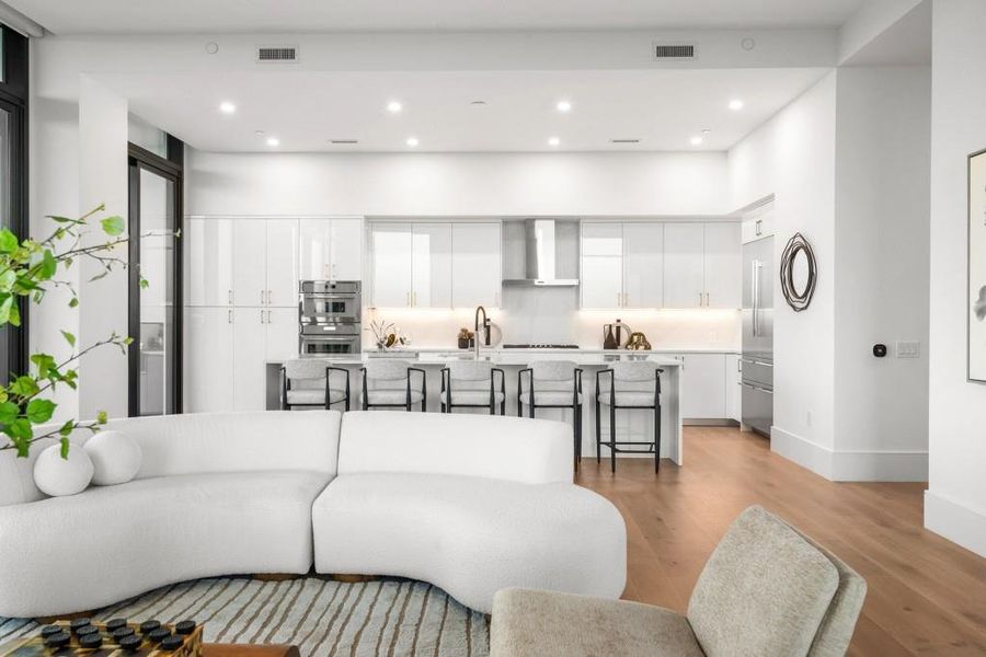 Furnished interior view inside a new home in The Dillon Buckhead, Atlanta (Image 8).