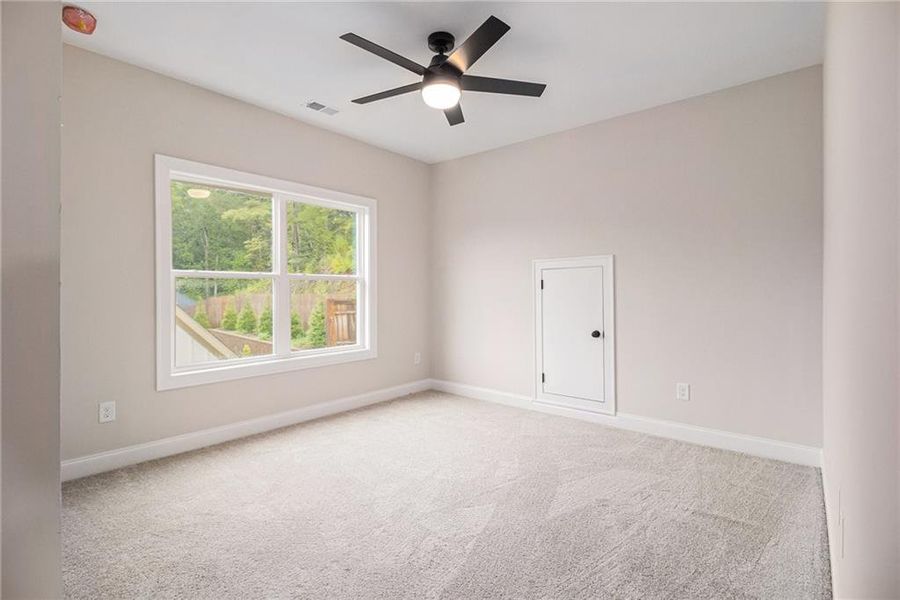 Spacious, unfurnished interior of a new home in , White (Image 24).