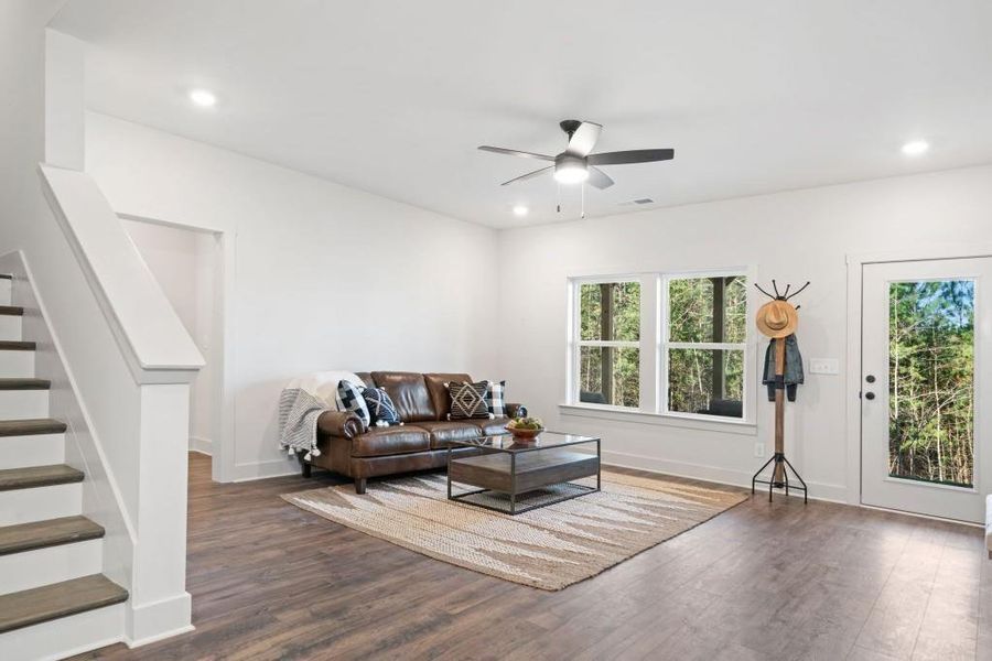 Furnished interior view inside a new home in , Ellijay (Image 14). Furnished interior view inside a new home in , Ellijay (Image 14).