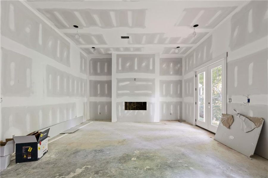 In-progress construction of a new home in , Peachtree Corners, GA (Image 5).