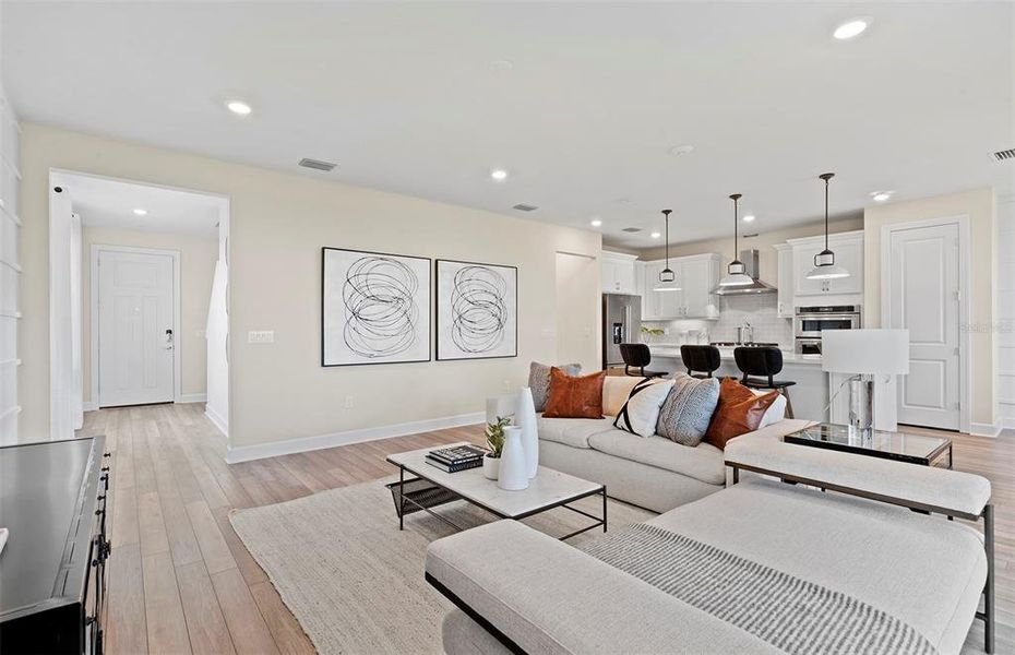Furnished interior view inside a new home in Talon Preserve on Palmer Ranch, Nokomis (Image 17).