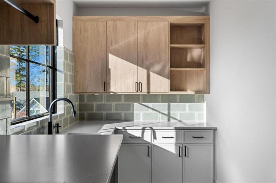 Close-up of interior finishes inside a home in , Atlanta (Image 17).