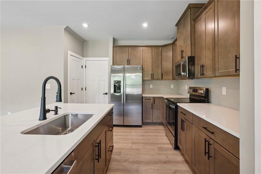 Furnished interior view inside a new home in , Hoschton (Image 3).