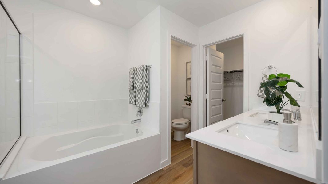 Furnished interior view inside a new home in Pinehaven, Houston (Image 5).