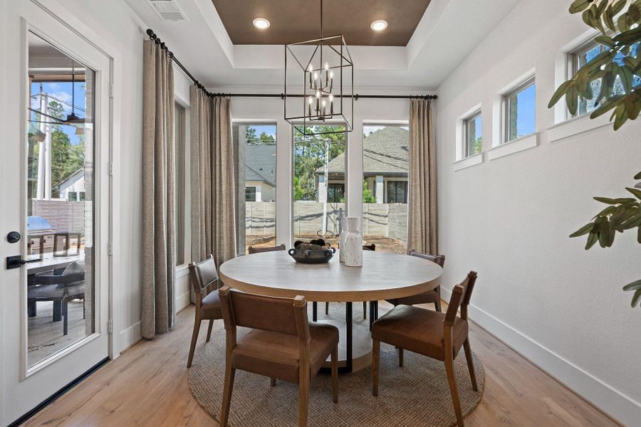 Furnished interior view inside a new home in Two Step Farm, Montgomery (Image 8). Furnished interior view inside a new home in Two Step Farm, Montgomery (Image 8).