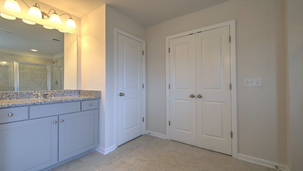 Furnished interior view inside a new home in Reserve at Tap Root Farms, Fletcher (Image 12).