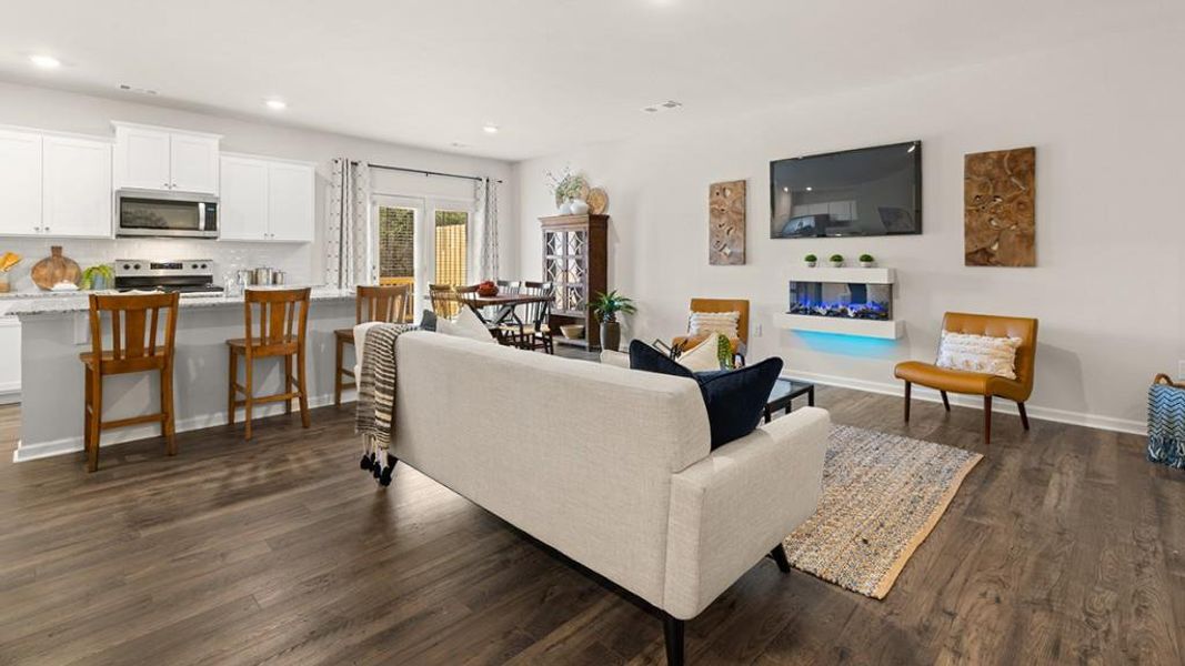Furnished interior view inside a new home in Hughes Court, Dawsonville (Image 9).