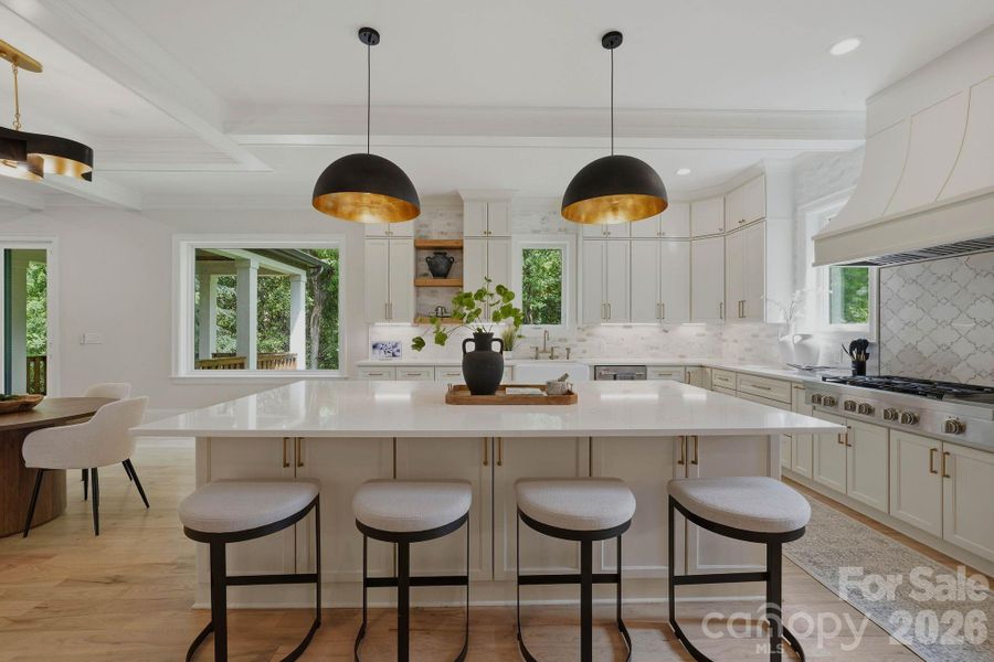 Furnished interior view inside a new home in , Charlotte (Image 37).