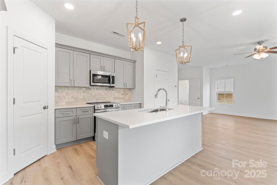 Furnished interior view inside a new home in , Kannapolis (Image 9). Furnished interior view inside a new home in , Kannapolis (Image 9).