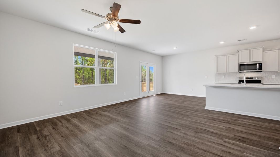 Spacious, unfurnished interior of a new home in Wrenfield at Chanticleer, North Augusta (Image 14). Spacious, unfurnished interior of a new home in Wrenfield at Chanticleer, North Augusta (Image 14).