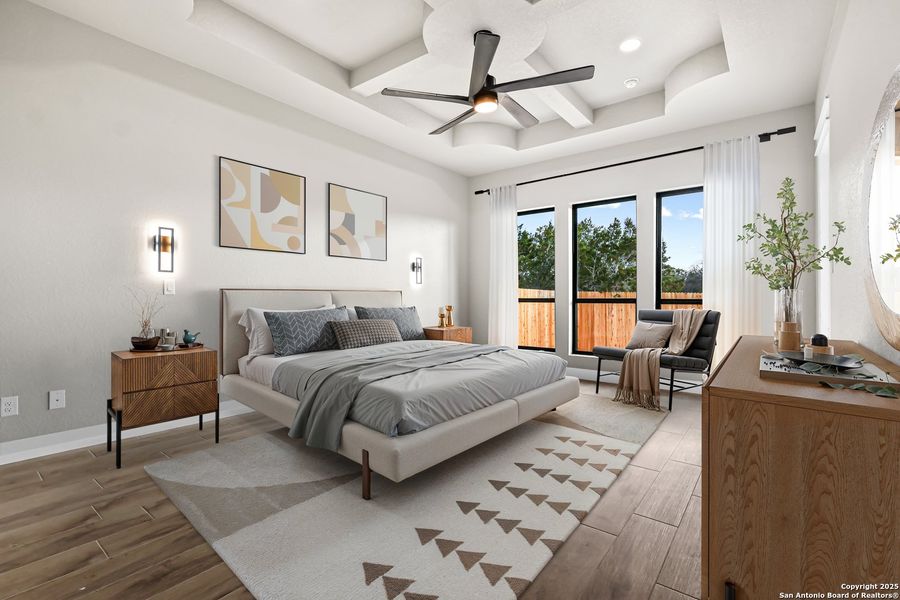 Furnished interior view inside a new home in , Spring Branch (Image 12).