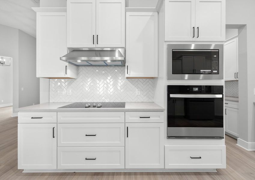 Stunning upgraded kitchen.