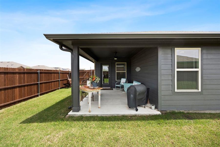 Exterior details and patio area of a home in , Lancaster (Image 3).