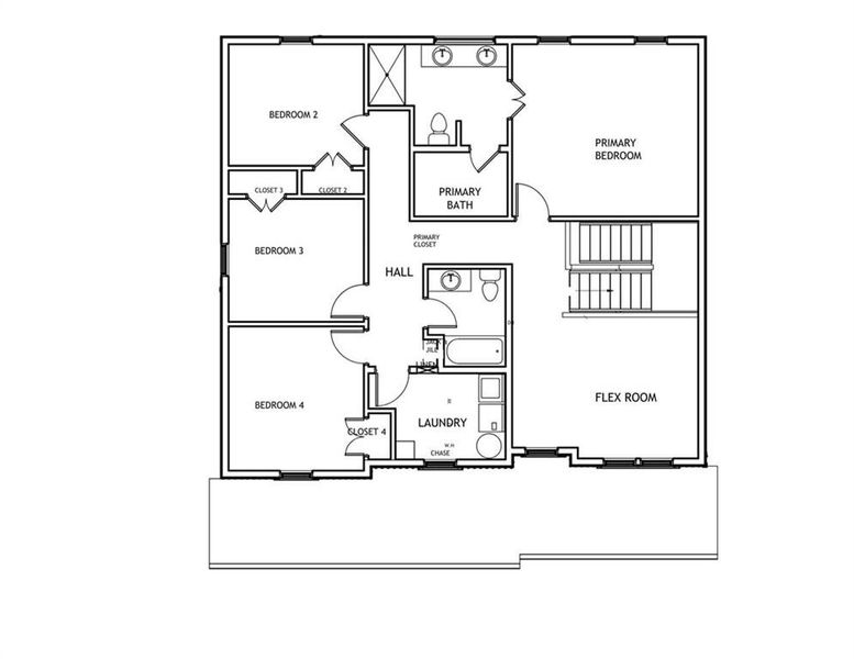 2D floor plan layout of this home in , Austell, GA (Image 5).