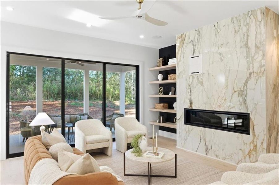 Furnished interior view inside a new home in Aster, Roswell (Image 59).