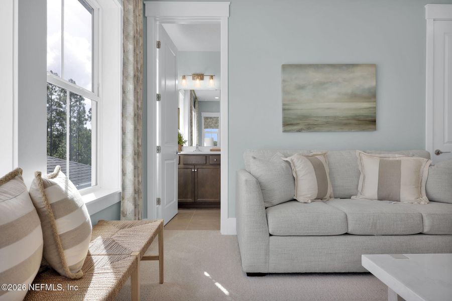 Furnished interior view inside a new home in , Ponte Vedra (Image 13).