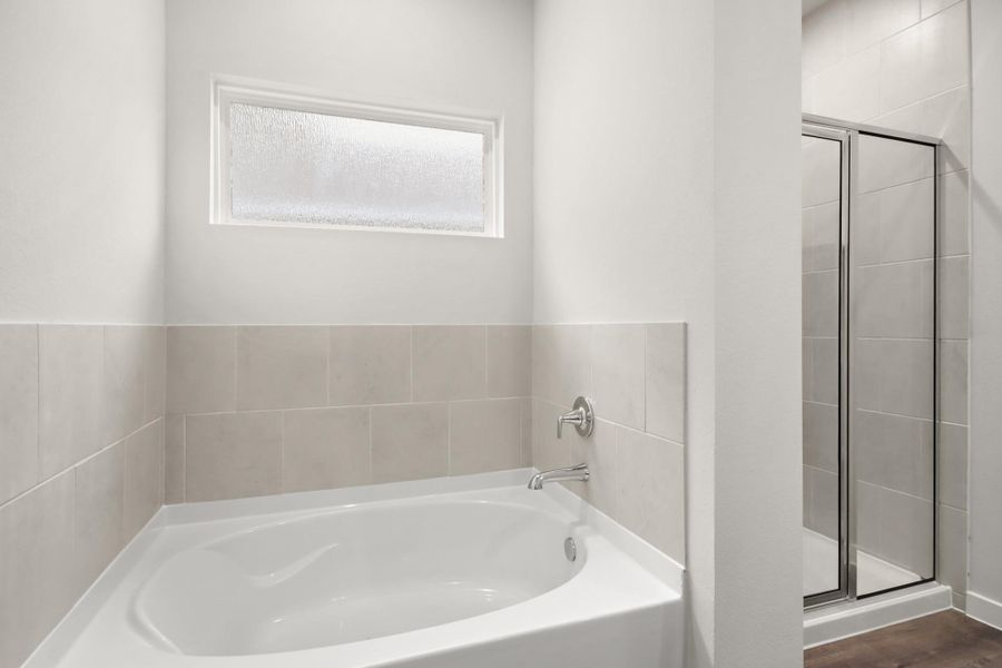 Furnished interior view inside a new home in Lakes at Crockett Martin, Conroe (Image 7).