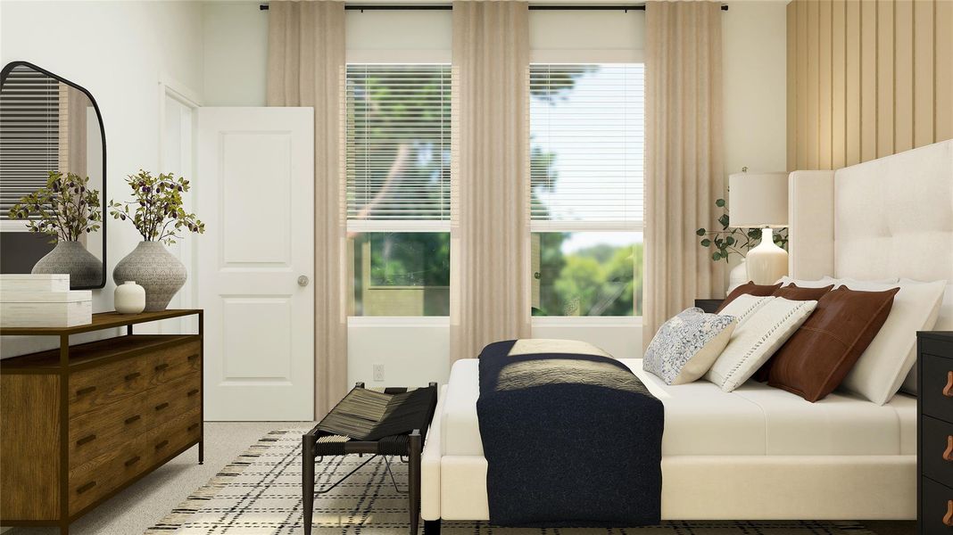 Furnished interior view inside a new home in Moore Landing, Magnolia (Image 24).