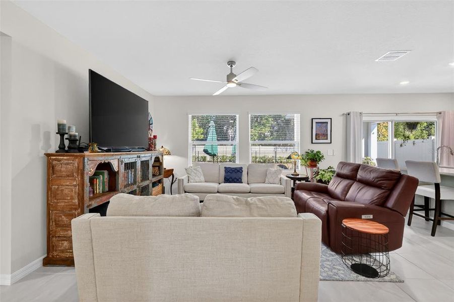 Furnished interior view inside a new home in Liberty Preserve, Leesburg (Image 31).