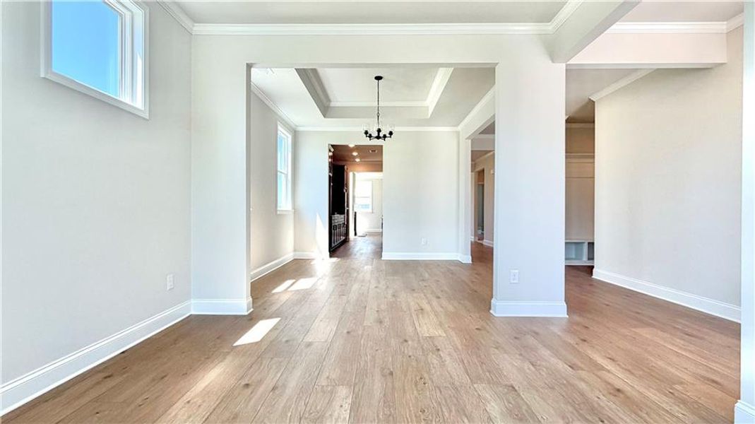 Spacious, unfurnished interior of a new home in Wehunt Meadows, Hoschton (Image 11).