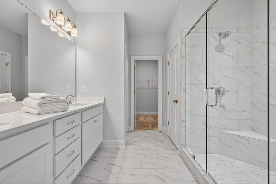 Furnished interior view inside a new home in Hemingway, Flowery Branch (Image 30).
