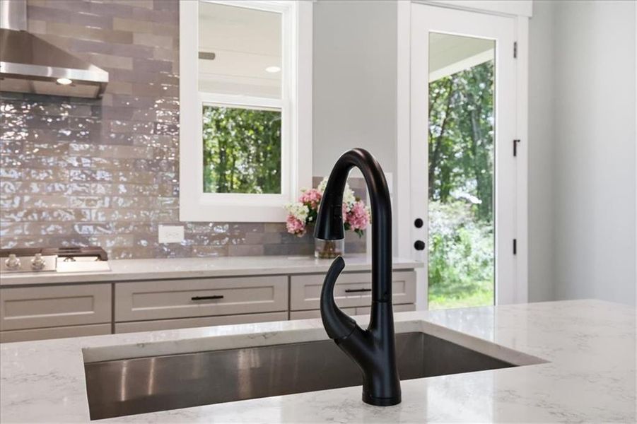 Close-up of interior finishes inside a home in , Monroe (Image 25).