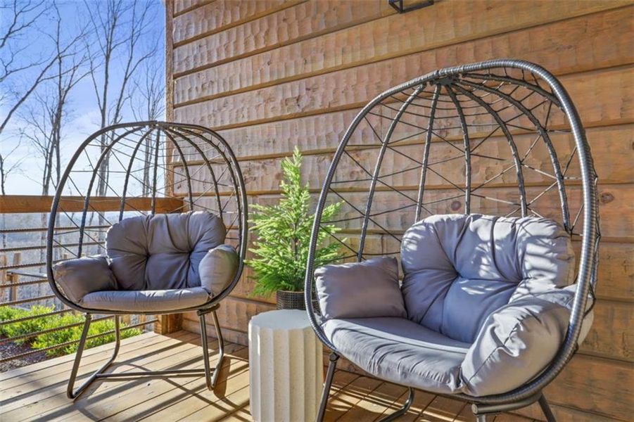 Exterior details and patio area of a home in , Mineral Bluff (Image 28). Exterior details and patio area of a home in , Mineral Bluff (Image 28).