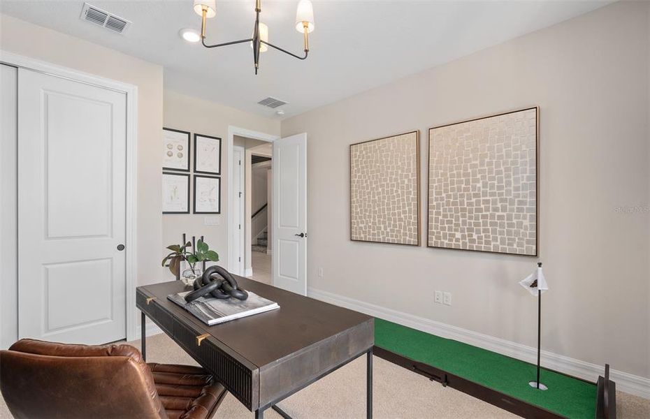 Furnished interior view inside a new home in EverBe, Orlando (Image 5).