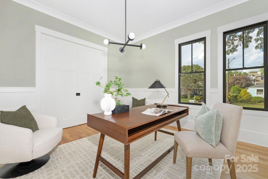 Furnished interior view inside a new home in , Charlotte (Image 17).
