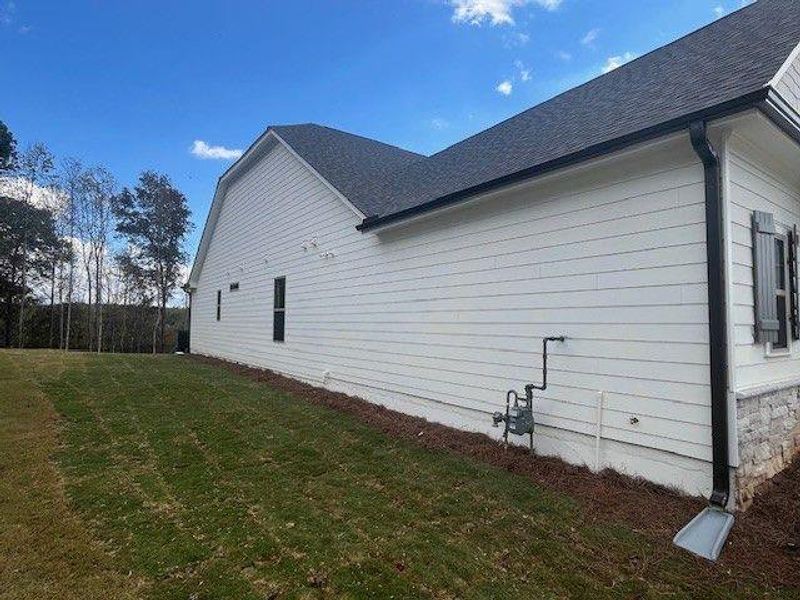 Exterior details and patio area of a home in , Canton (Image 5).