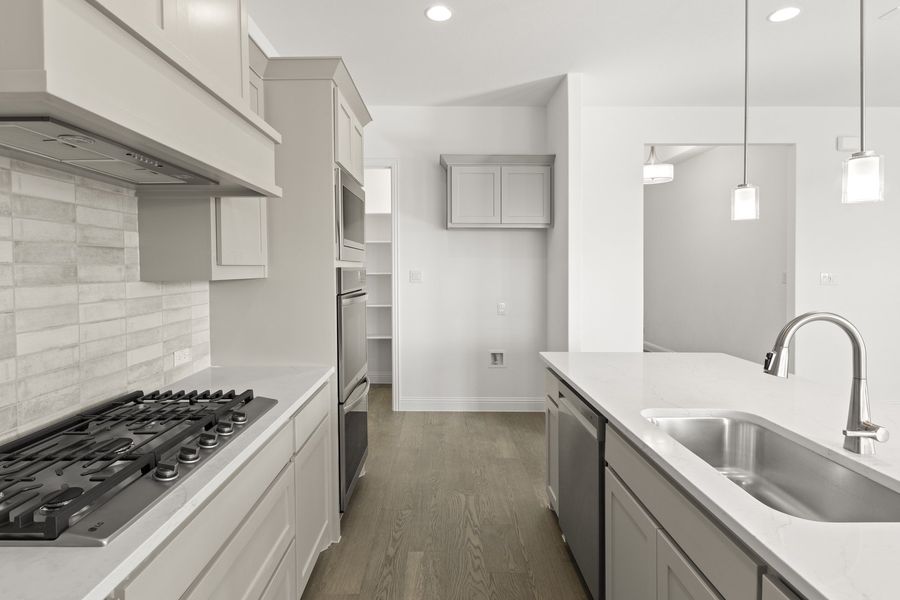 Representative furnished interior of a home built from the Rockport by Windsor Homes in Anna Town Square, Anna (Image 9).