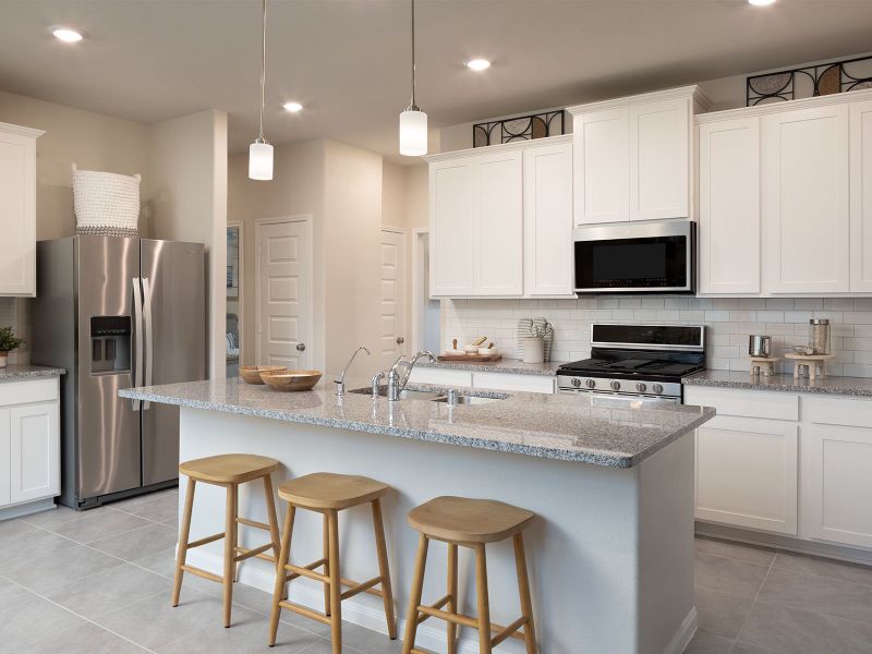 Furnished interior view inside a new home in Pine Lake Cove - Traditional Series, Montgomery (Image 4).